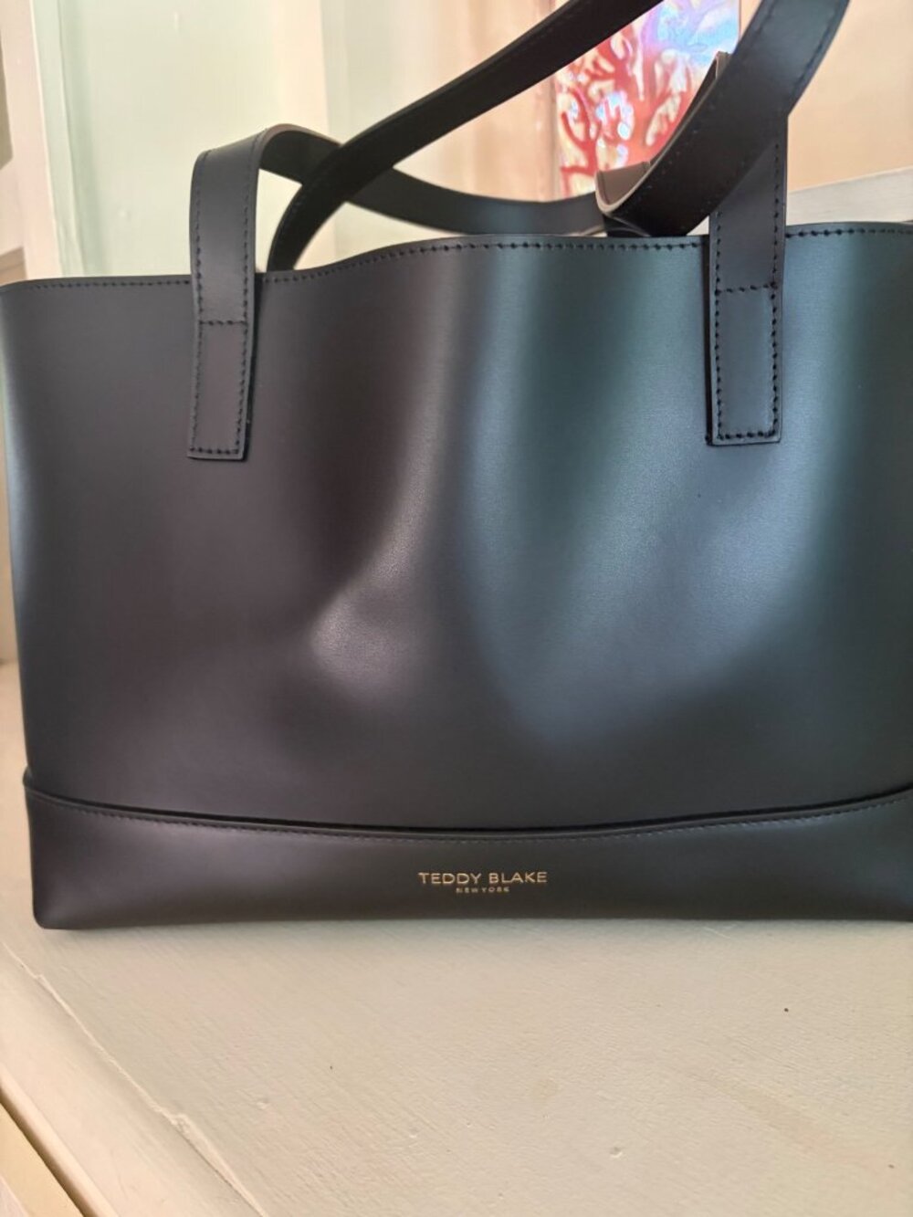 Authentic Teddy Blake Alice Luxury Handbag Shoulder Shopper Tote Black Leather - Picture 3 of 14